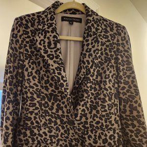 Leopard Blazer